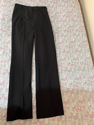 Straight/Düz Kesim Kumaş Pantolon