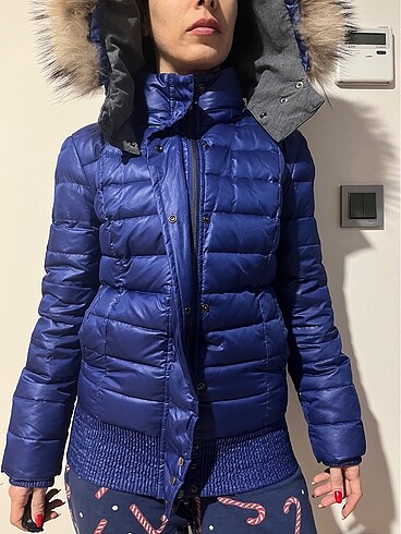 xs Beden Mango Suit Kaz Tüyü Mont