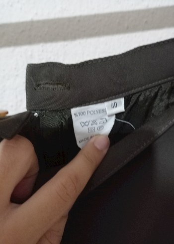 40 Beden siyah Renk Kadın Siyah Uzun Kollu Kumaş Takım