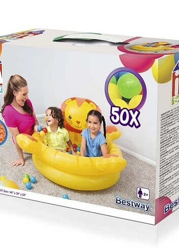 Bestway Şişme Tabanlı Arslan Figürlü Havuz 52261