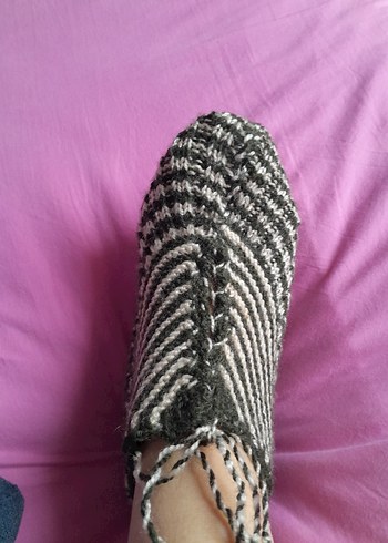 El Örgüsü Renkli  patikler - Görsel 10