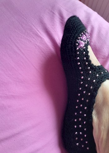 El Örgüsü Renkli  patikler - Görsel 2