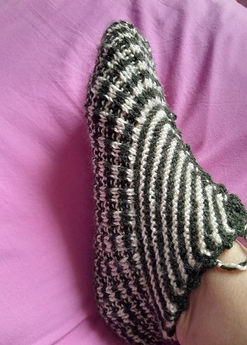 El Örgüsü Renkli  patikler - Görsel 9