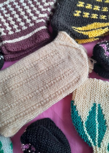 El Örgüsü Renkli  patikler - Görsel 6