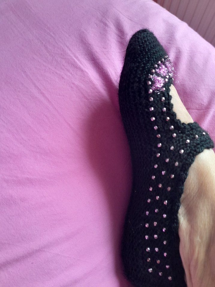 El Örgüsü Renkli  patikler - Görsel 2