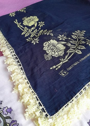 Dantel Detaylı Renkli Kadın Fuları - Görsel 6