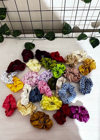 Renkli Fırfırlı Kadın Saç Toka seti - Görsel 3