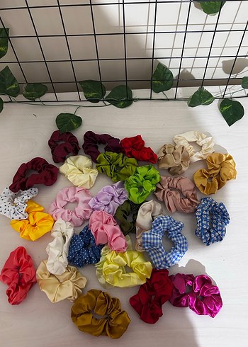 Renkli Fırfırlı Kadın Saç Toka seti - Görsel 2