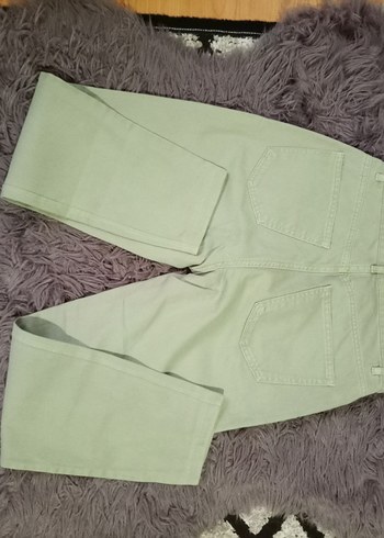 Kadın Haki Boyfriend Pantolon - Görsel 3