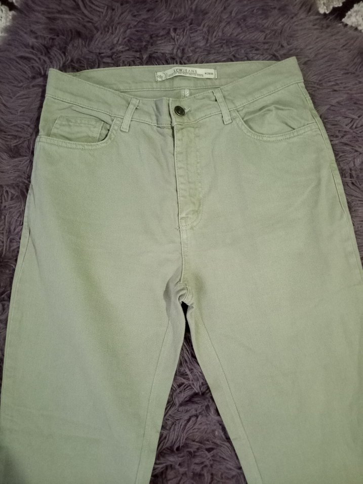 Kadın Haki Boyfriend Pantolon - Görsel 2