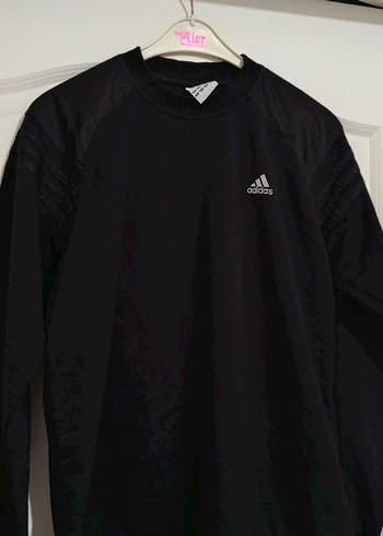 Erkek çocuk Siyah Adidas Spor Sweatshirt - Görsel 2
