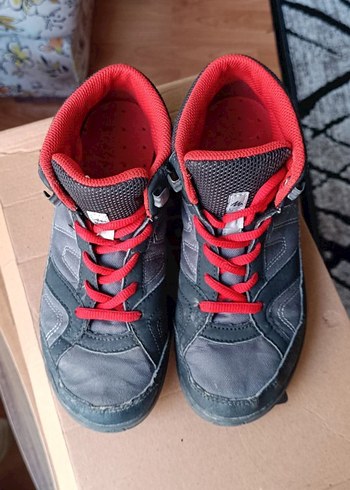 Decathlon Gri Erkek Spor Ayakkabı Bağcıkları