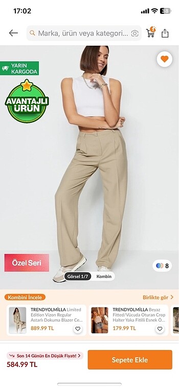 Trendyol & Milla TRENDYOLMİLLA KUMAŞ PANTALON