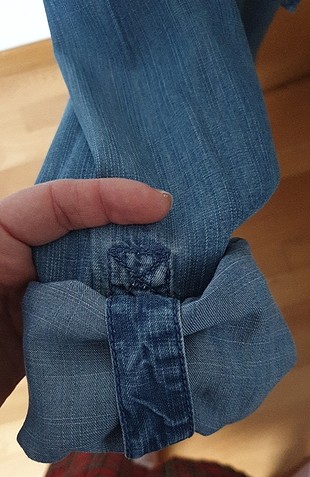 36 Beden mavi Renk Mavi denim gomlek