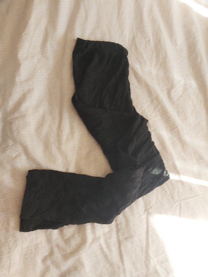 Siyah Kadın pantol şeklinde dantelli corap - Görsel 3