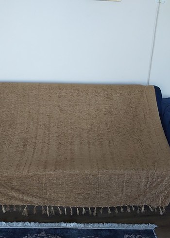Bej Bohem Tarzı Düz Kanepe Örtüsü