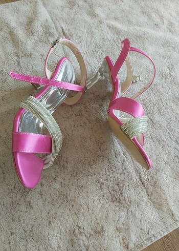 Diğer Diger Pembe Stiletto Topuklu Kadın Ayakkabı