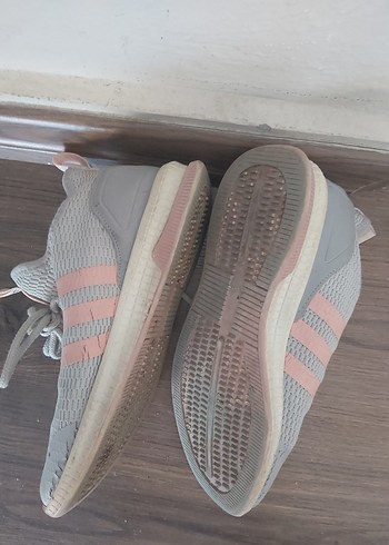 Gri Bağcıklı Kadın Spor Ayakkabı - Görsel 3