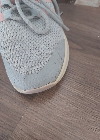 Gri Bağcıklı Kadın Spor Ayakkabı - Görsel 6