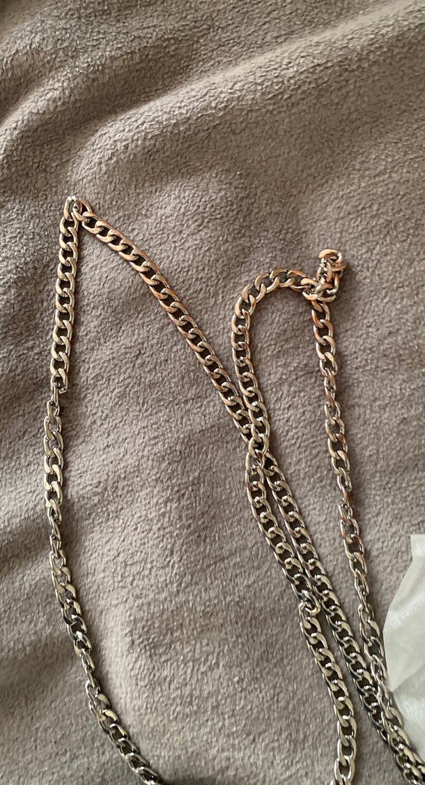 Zincir Detaylı Siyah Deri Kadın Çanta - Görsel 2