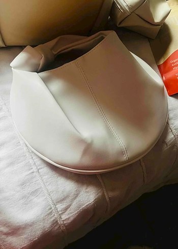 Beyaz Kadın Günlük Omuz Çantası - Görsel 2