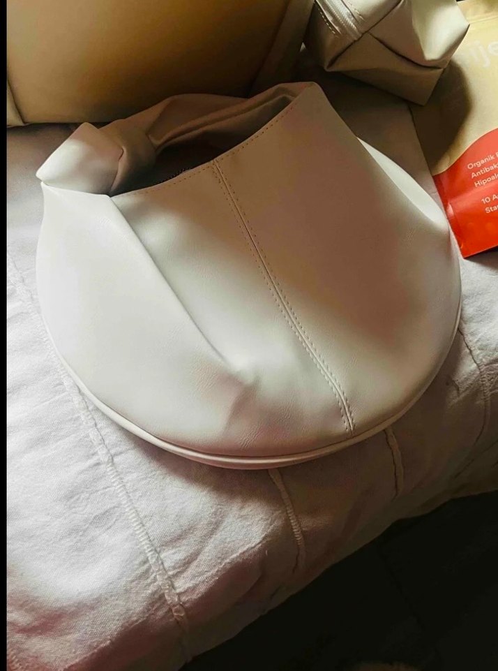 Beyaz Kadın Günlük Omuz Çantası - Görsel 2