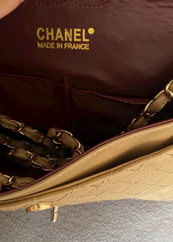 Bej Deri Kadın Çanta - Görsel 7