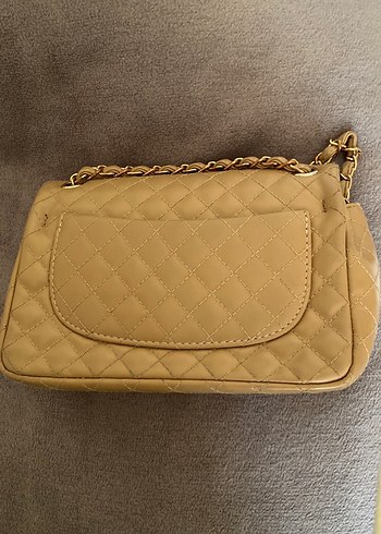 Bej Deri Kadın Çanta - Görsel 3