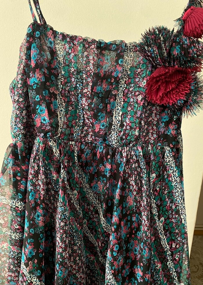 Şifon elbise - Görsel 4