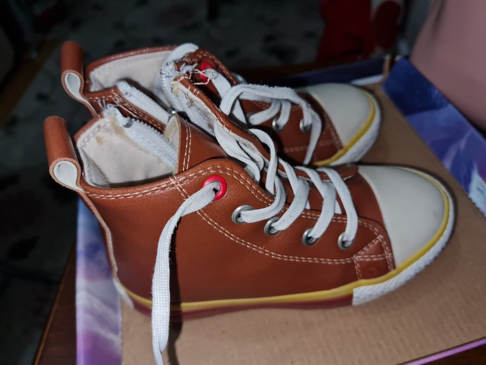 kız Kahverengi Spor Ayakkabı - Görsel 2