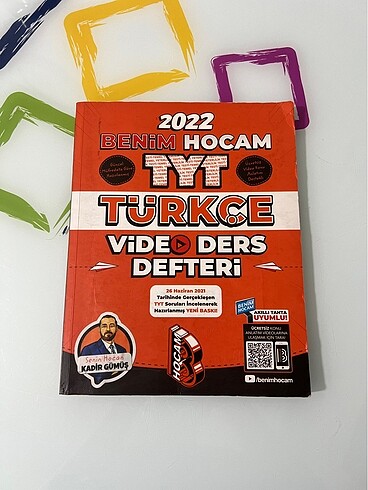 Tyt Türkçe video ders defteri