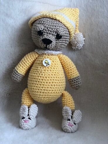 amigurumi ayıcık uykucu