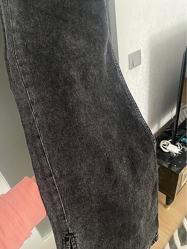 29 Beden gri Renk Koton Jean Kot Pantolon