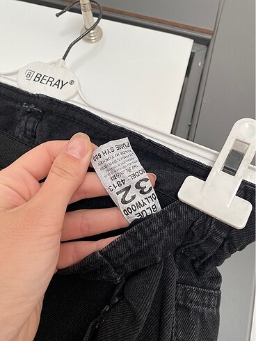 32 Beden siyah Renk Füme Siyah Kot Pantolon