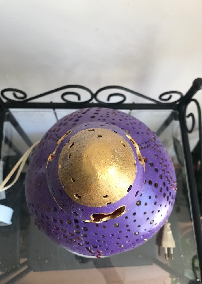 Işıklı platform Süs Kabağı El Yapımı - Görsel 5