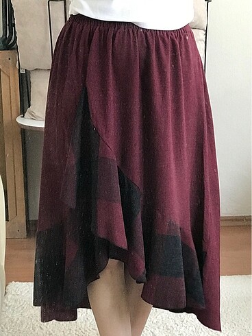 American Vintage Etnik Uzun Asimetrik Etek