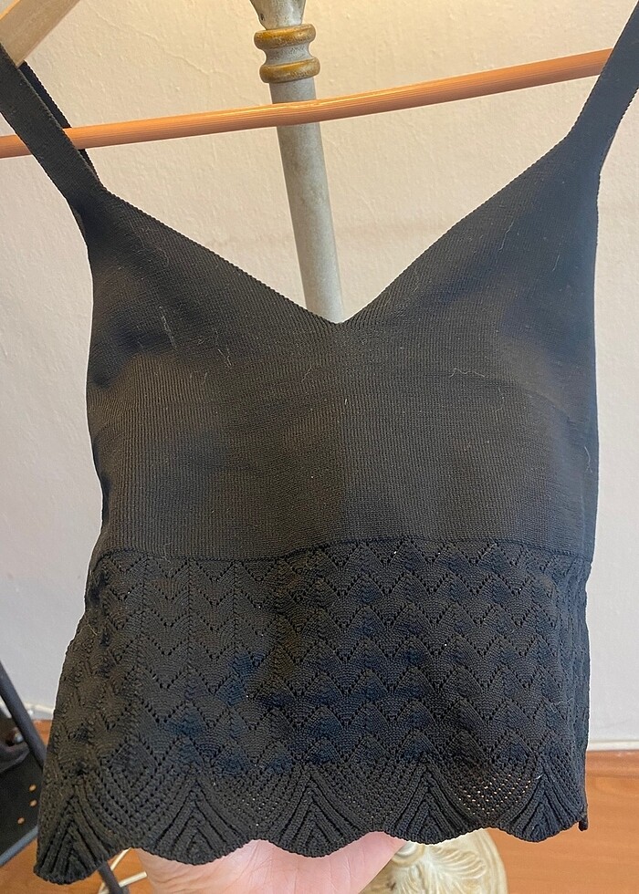 Örme askılı crop - Görsel 2