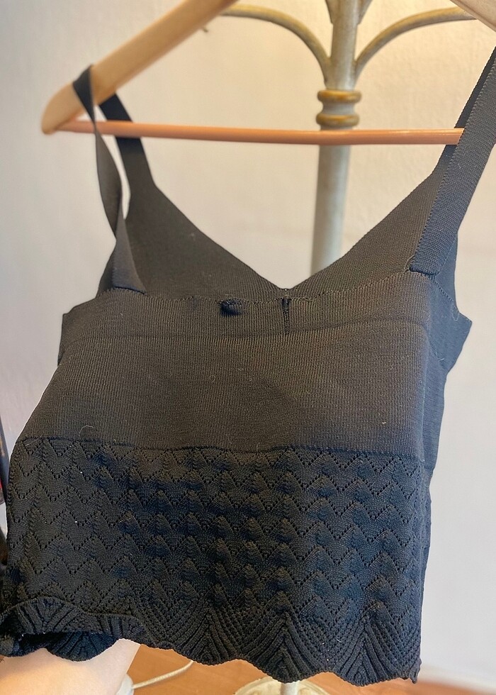 Örme askılı crop - Görsel 3