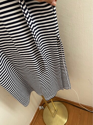 Fitilli Pamuk Kadın uzun elbise - Görsel 4