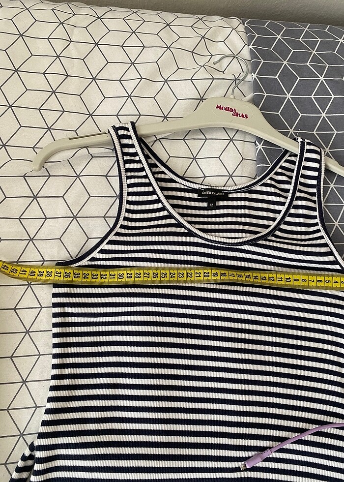 Fitilli Pamuk Kadın uzun elbise - Görsel 5