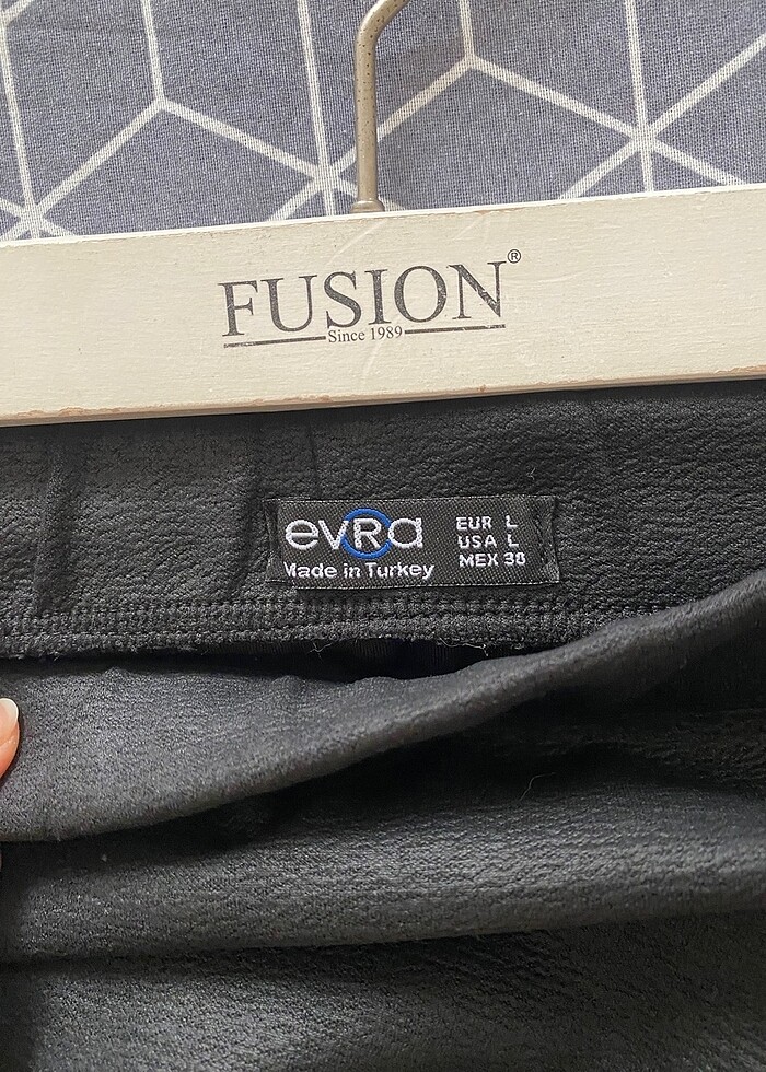 Likralı Deri görünümlü mini etek - Görsel 4