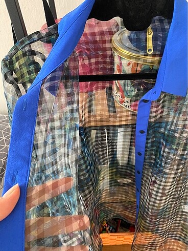 Park Bravo Tül Gömlek - Görsel 4