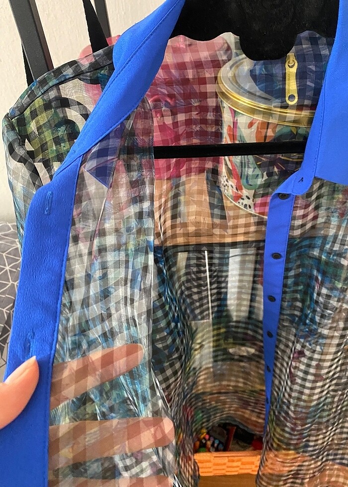 Park Bravo Tül Gömlek - Görsel 4