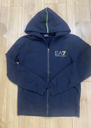Emporio Armani Ea7 Lacivert Kapusonlu Spor Sweatshirt