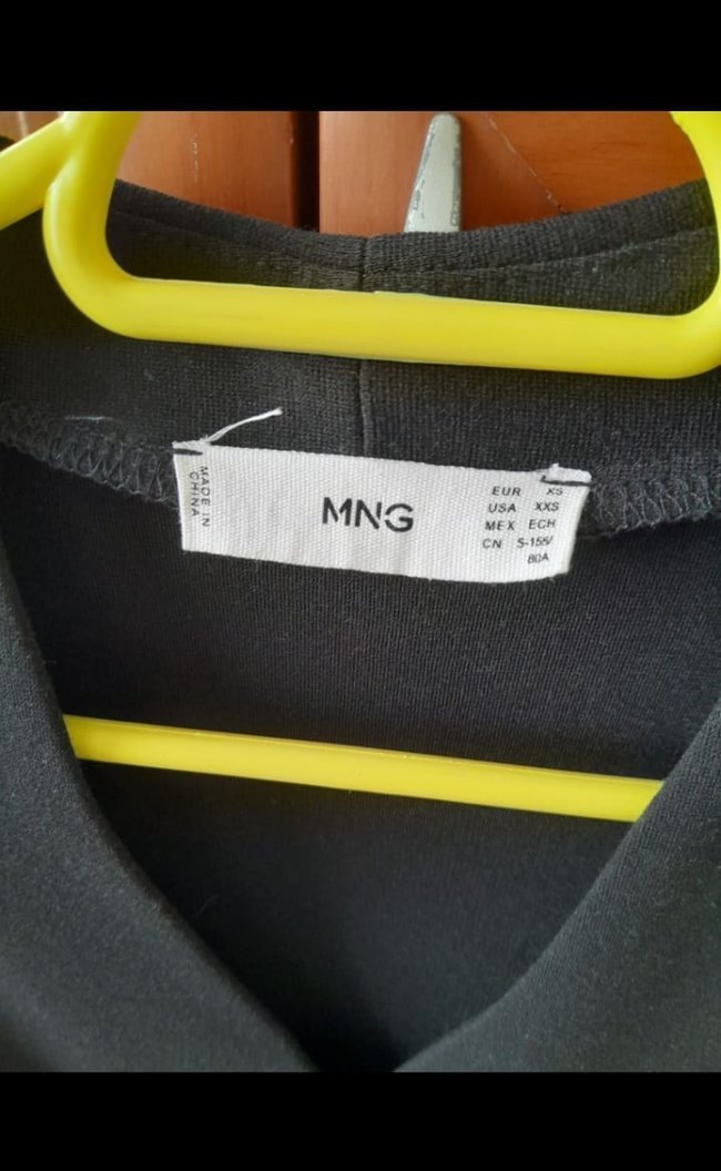 Siyah V Yaka Uzun Kollu Günlük Elbise - Görsel 3