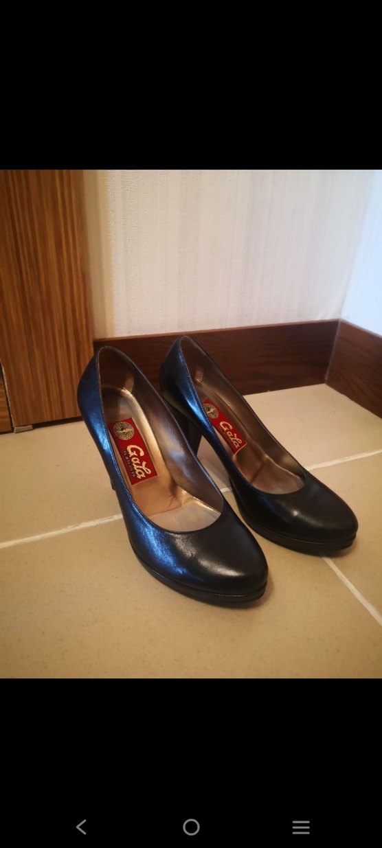 Siyah Topuklu Kadın Ayakkabı - Görsel 3