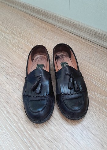 Kahverengi Püsküllü Kadın Klasik Topuklu Ayakkabı - Görsel 5