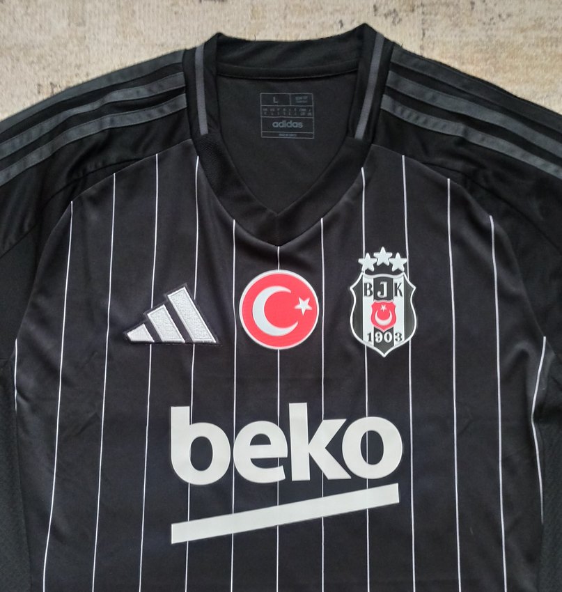 2024-2025 Rafa Silva Orijinal Beşiktaş Deplasman Forma Adidas - Görsel 3