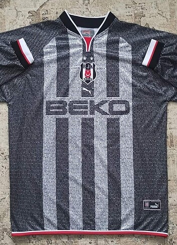 2002-2003 Beşiktaş Orijinal 100. Yıl İsimli Forma Puma Beko 