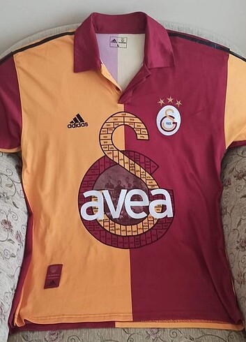 2004-2005 Galatasaray Orijinal 100. Yıl Forma Adidas Avea 